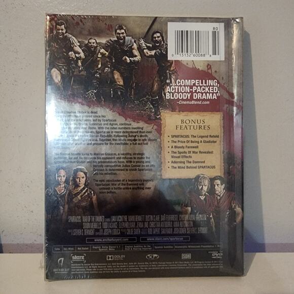 Spartacus: War of the Damned (DVD, 2013) Complete 3rd Season - New - Picture 2 of 2